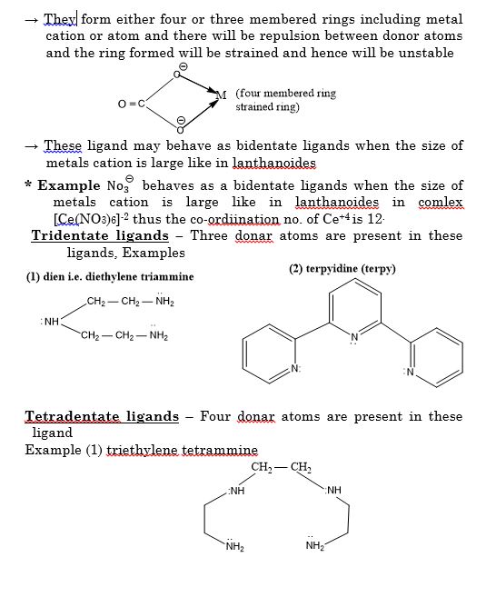 Tridentate ligands 